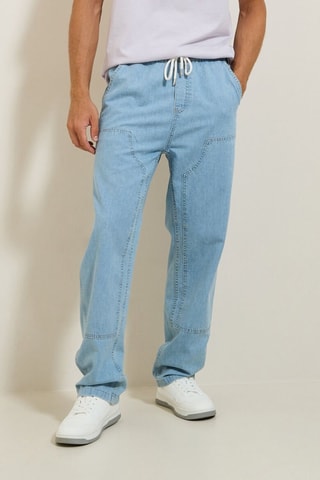 Jeans straight L34 - Blu