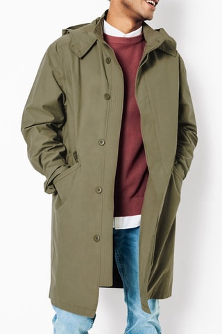 Parka con cappuccio - Verde chiaro