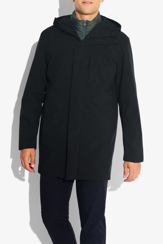 Parka con cappuccio - Nero
