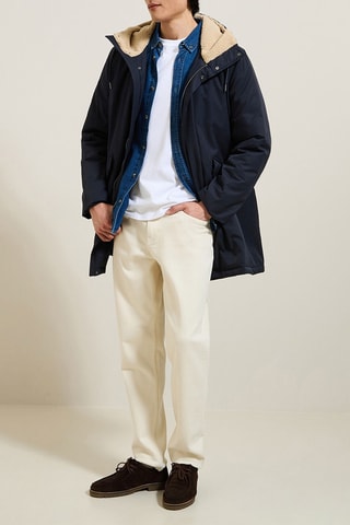 Parka con cappuccio - Navy