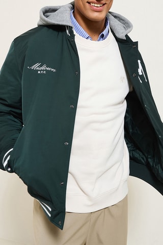 Giubbotto con cappuccio - Verde