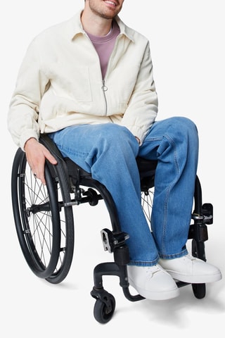 Giacca regular in velluto - Beige