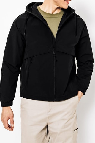 Giacca con cappuccio - Nero