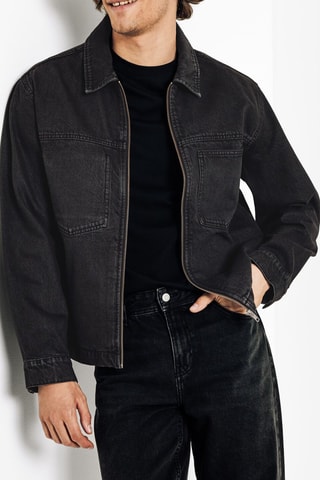 Giacca in jeans - Nero