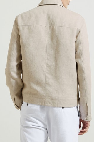 Giubbotto in lino - Beige