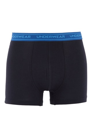 Parigamba in cotone bio - Blu e nero