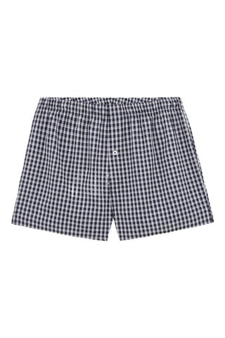 Parigamba in cotone bio - Blu scuro e bianco