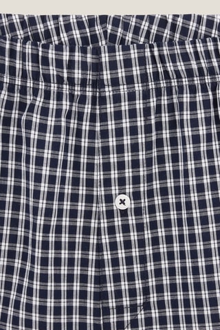 Parigamba in cotone bio - Blu scuro e bianco