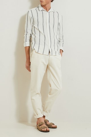 Camicia regular - Ecrù