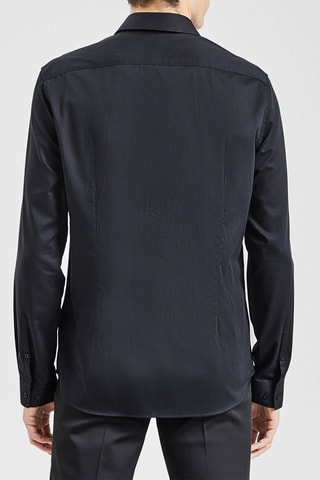 Camicia slim stiratura facile - Nero