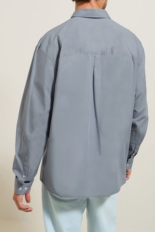 Camicia relaxed - Celeste