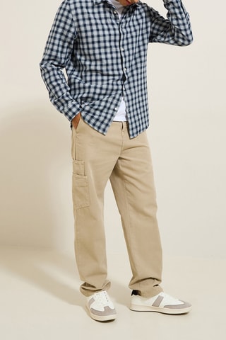 Camicia regular - Grigio