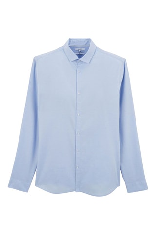 Camicia slim - Celeste