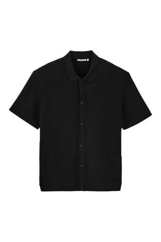 Camicia regular - Nero