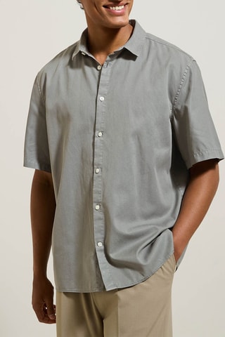 Camicia regular - Grigio