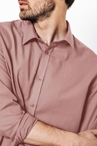 Camicia regular - Rosa