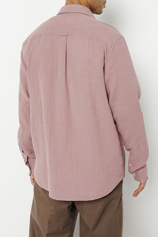 Camicia regular - Rosa antico