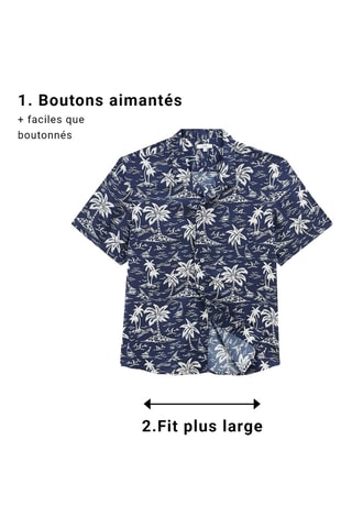 Camicia regular - Blu scuro