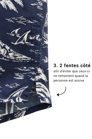 Camicia regular - Blu scuro