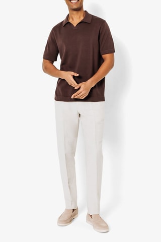 Polo en coton biologique - Violet