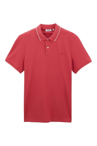 Polo regular in cotone bio - Fucsia