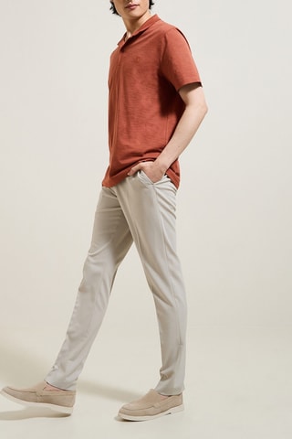 Polo regular in cotone bio - Arancione