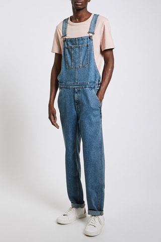 Salopette in jeans - Blu