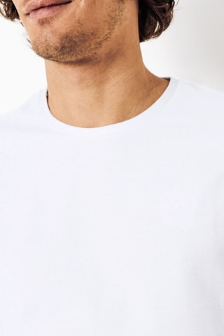 T-shirt regular in cotone bio - Bianco