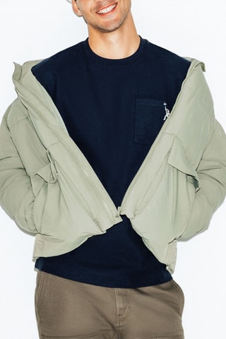 T-shirt relaxed - Blu notte