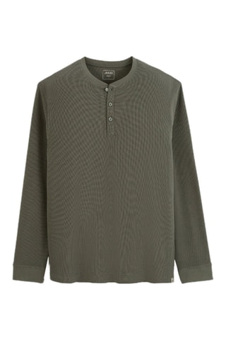 T-shirt in cotone bio - Kaki