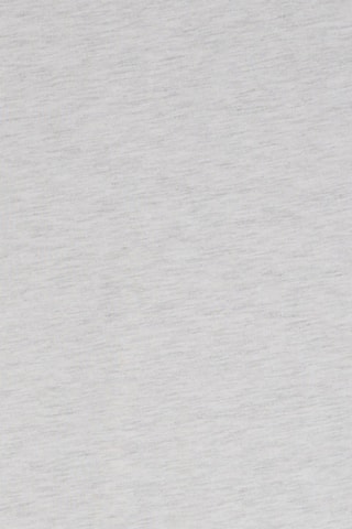 T-shirt slim in cotone bio - Grigio chiaro