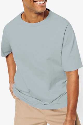 T-shirt relax - Blu-grigio