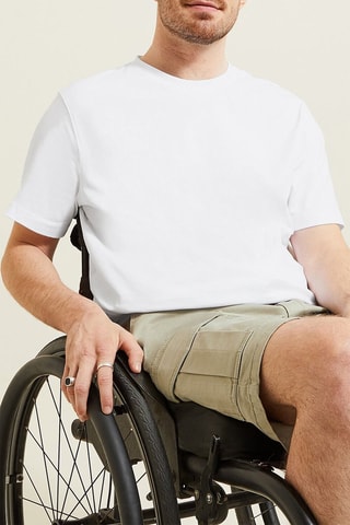 T-shirt regular in cotone bio - Bianco