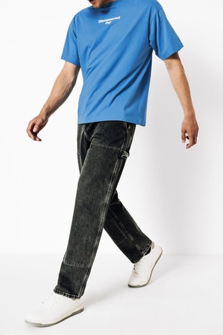 T-shirt relax - Cobalto