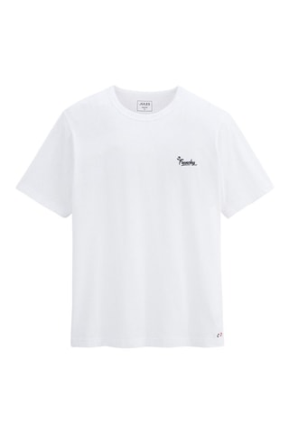 T-shirt regular in cotone bio - Bianco