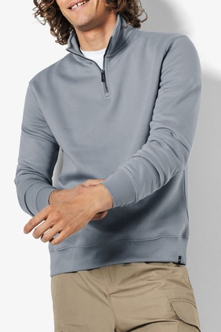 Felpa in cotone bio - Grigio