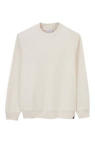 Felpa in cotone bio - Ecrù