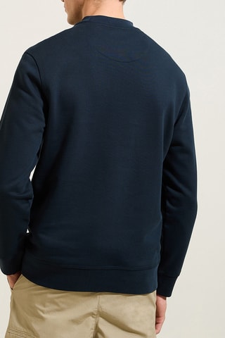 Felpa in cotone bio - Blu scuro