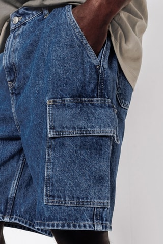 Bermuda in jeans - Blu