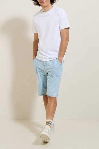 Bermuda in jeans - Blu