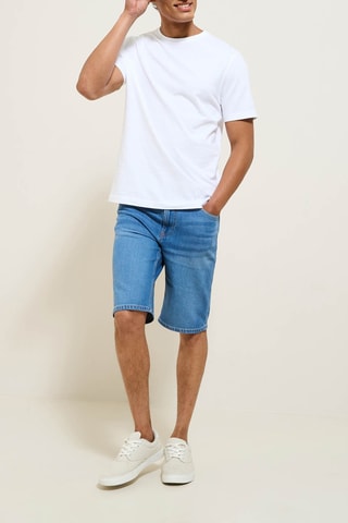 Bermuda in jeans - Blu