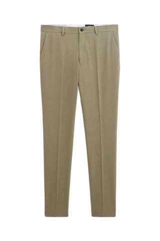 Pantaloni da completo slim - Beige
