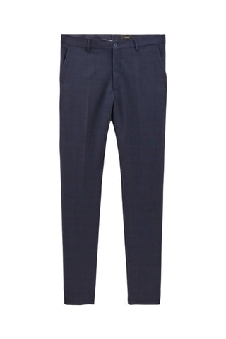 Pantaloni da completo slim - Blu