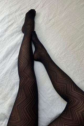 2 collants Infini - Noir