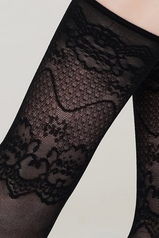 2 paires de socquettes Arabesque - 20 deniers - Noir