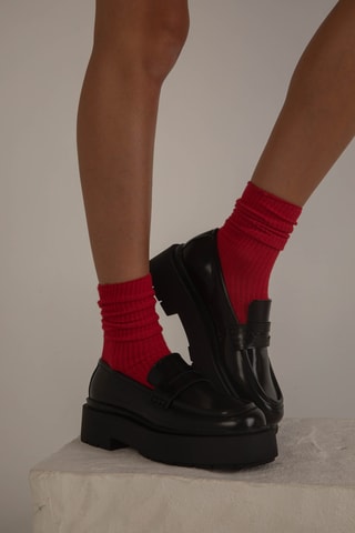 Chaussettes - Rouge - Rouge