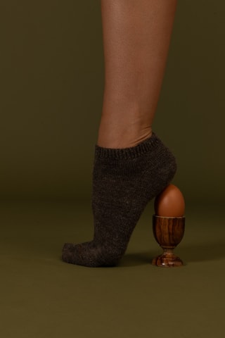 Socquettes en laine - Marron