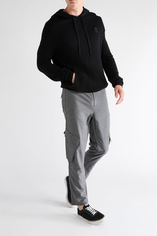 Pantalon cargo - Gris chiné