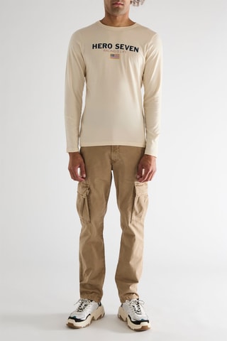 Pantalon cargo - Beige