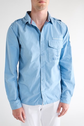 Chemise Steve McQueen - Ciel